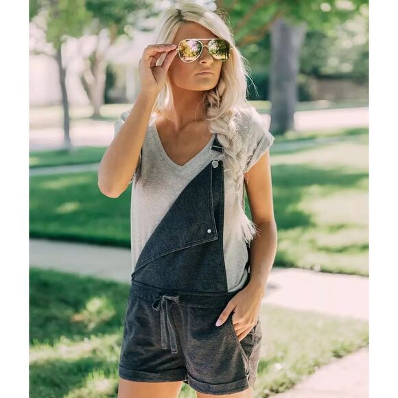 Z Supply Light Wash Denim Jumpsuit - Picture 4 of 7